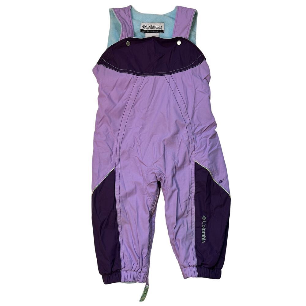 Columbia Lavender & Plum Snow Bibs - Infant Size 18M